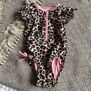 Cheetah Print 2T Cat & Jack Toddler Girl Swimsuit